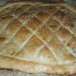 Focaccia met sesamzaad