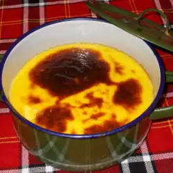 Crème karamel in een pot