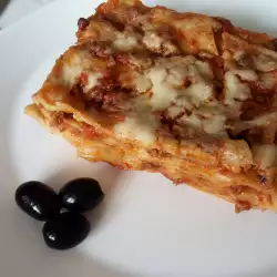 Lasagne met gehakt en aubergine