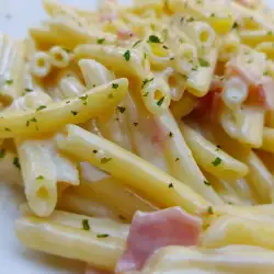 Traditionele pasta carbonara
