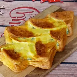 Omelet met spinazie uit de oven