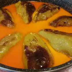 Gevulde paprikas met gehakt en rijst uit de oven