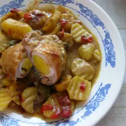 Пълнени свински карета със сос от каперси (ЗА ПРЕВОД)