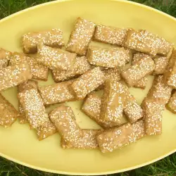 Volkoren crackers met zaden