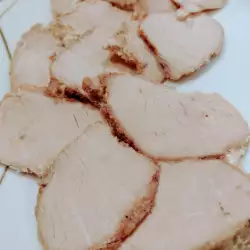 Traditionele zelfgemaakte ham