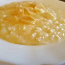 Romige risotto met meerdere kazen