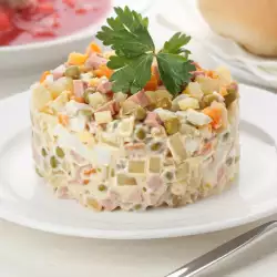 Echte Russische salade