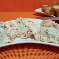 Salade met gebakken wortelen