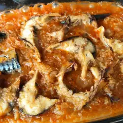 Geroosterde makreel met zuurkool