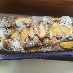 Heerlijke cake met peer en johannesbroodpitmeel