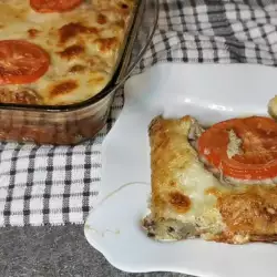 Groenten met mozzarella uit de oven