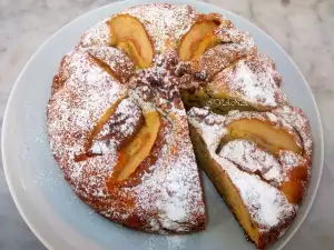 Appeltaart met walnoten en ricotta