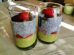 Chiapudding met avocado