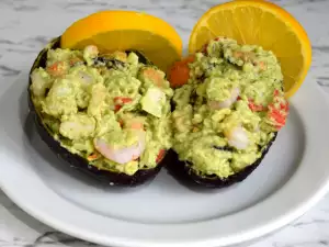 Heerlijke zeevruchten met avocado