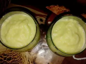 Gezonde smoothie met avocado