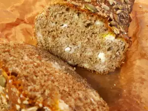 Snelle hartige cake met speltbloem