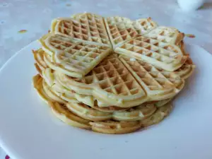 Makkelijke Belgische wafels