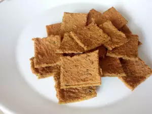 Glutenvrije rode linzencrackers