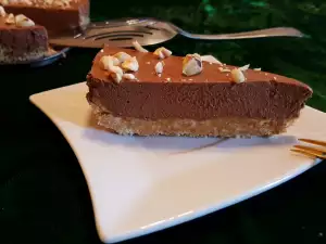 Koekjestaart met chocolademousse
