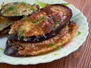 Hoe frituur je aubergine?
