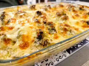 Ovengebakken kip met broccoli en bechamel