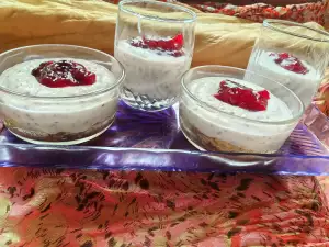 Mini ricotta cheesecakes in kopjes