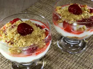 Makkelijke cheesecake in glaasjes