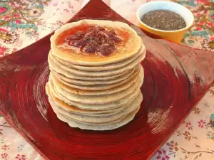 Vegan pannenkoeken met chiazaden en havermelk