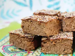 Eiwit kikkererwten brownie