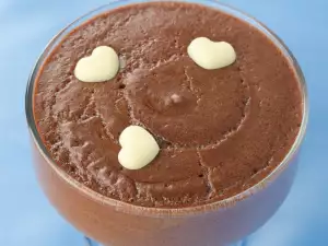 Snelle chocolade crème met maïsmeel