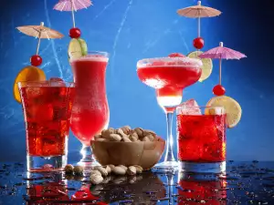 Singapore sling cocktail