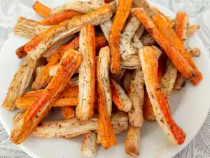 Surimi chips uit de airfryer