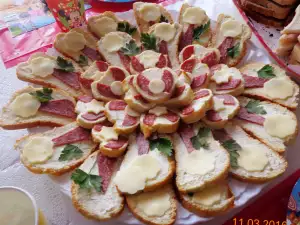 Bloemenbroodjes voor kinderverjaardag feestjes