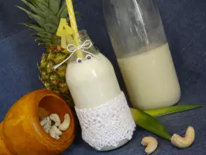 Zelfgemaakte cashewmelk