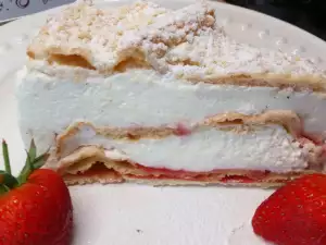 Romige eclaircake met mascarpone
