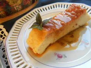 Flan met mascarpone