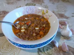 Franse linzenstoofpot