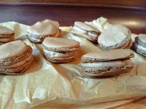 Franse macarons met mascarpone vulling