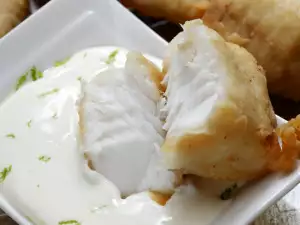 Vis met saus