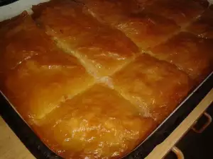 Griekse custardtaart Galaktoboureko