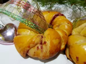 Frambozen kerst pretzels