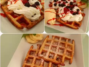 Belgische wafels met gist