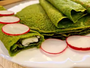 Hartige spinazie pannenkoeken