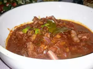 Goulash met octopus