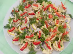 Partysnacks met haring