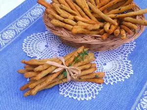 Italiaanse soepstengels met tijm (grissini)