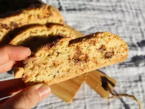 Cantuccini met stukjes chocolade