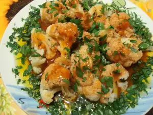 Bloemkool In Zoetzure Saus