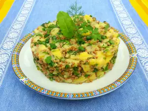 Aardappelsalade met boekweit