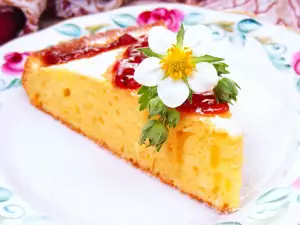 Gewone sponscake met yoghurt
